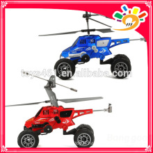 New helicopter 3 IN 1 3.5CH RC HELICOPTER AND RC CAR with Missile launch function U821 rc toy